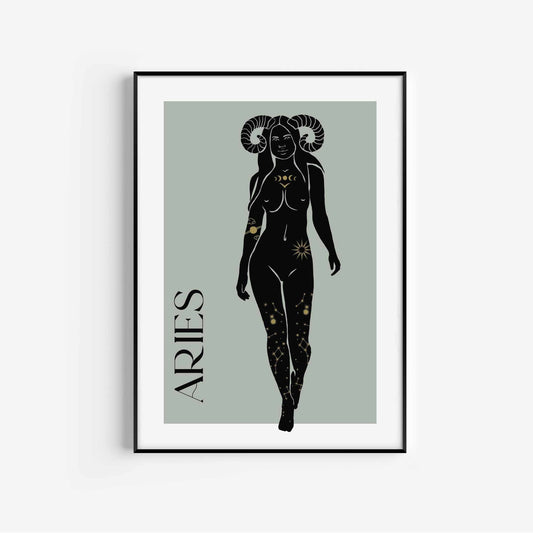 Aries Sage Wall Art Print
