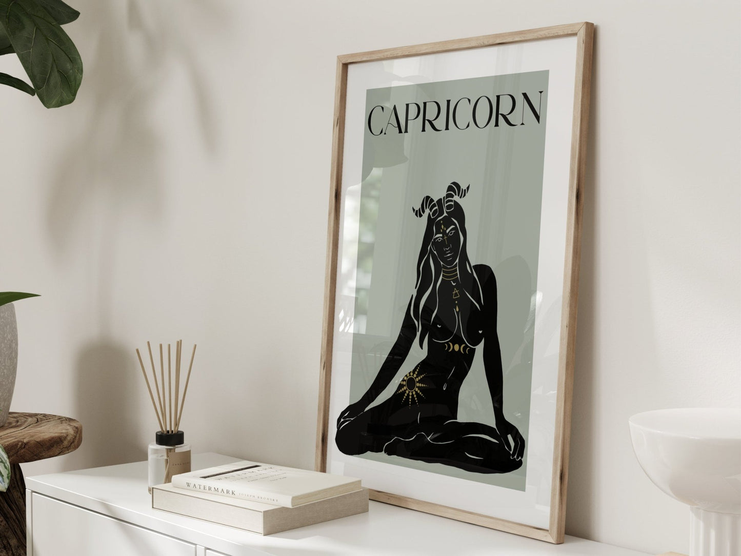 Capricorn Sage Wall Art Print