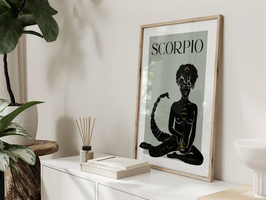 Scorpio Sage Wall Art Print