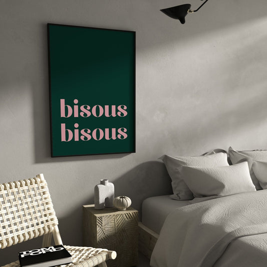 Bisous Bisous - Forest Green - AureousHome