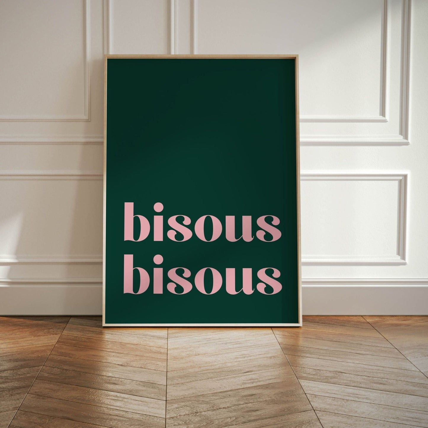 Bisous Bisous - Forest Green - AureousHome