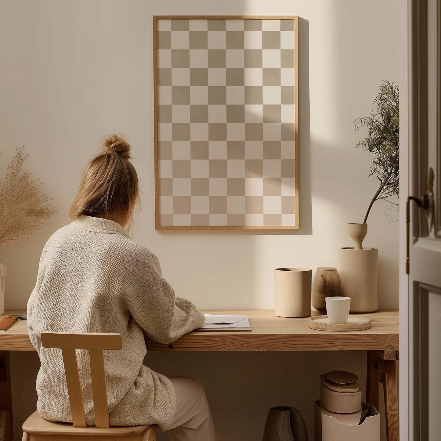 Checkerboard - Neutral - AureousHome