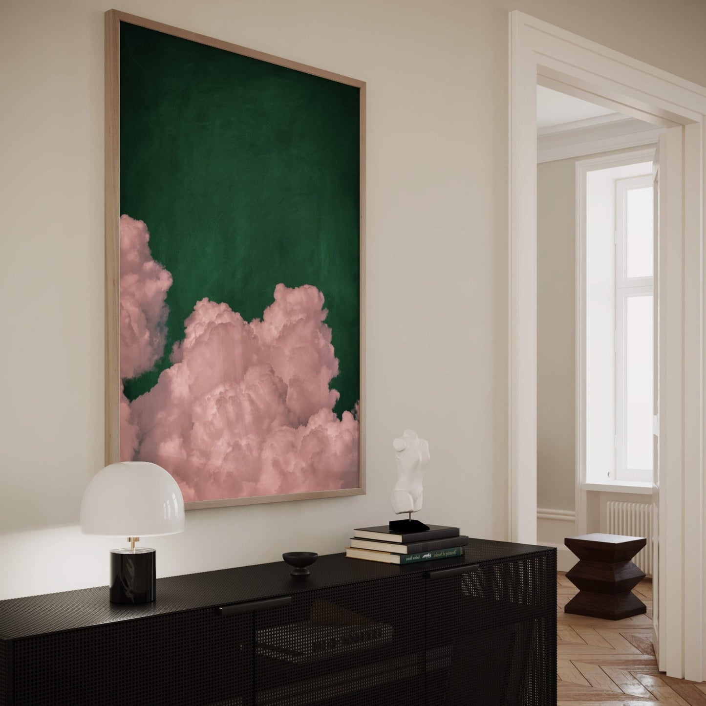 Dream On - Emerald / Pink - AureousHome