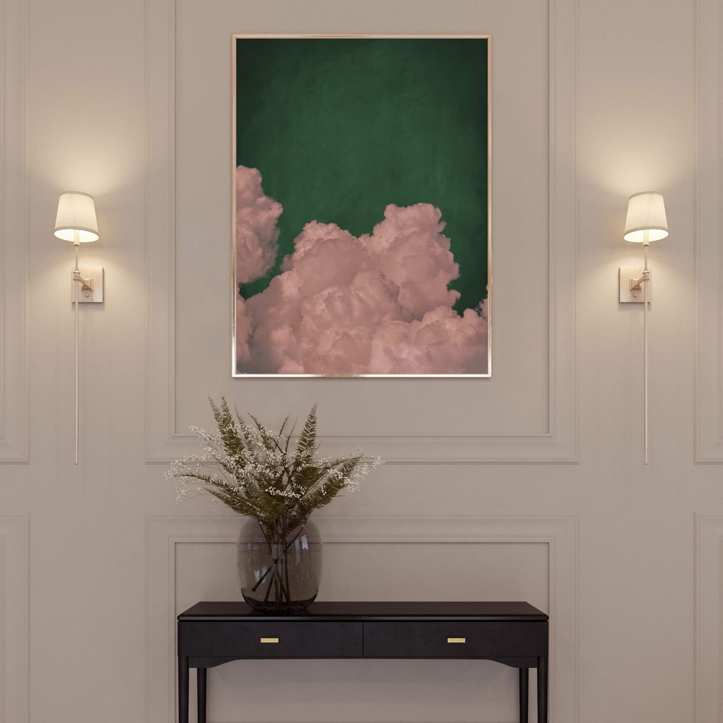 Dream On - Emerald / Pink - AureousHome