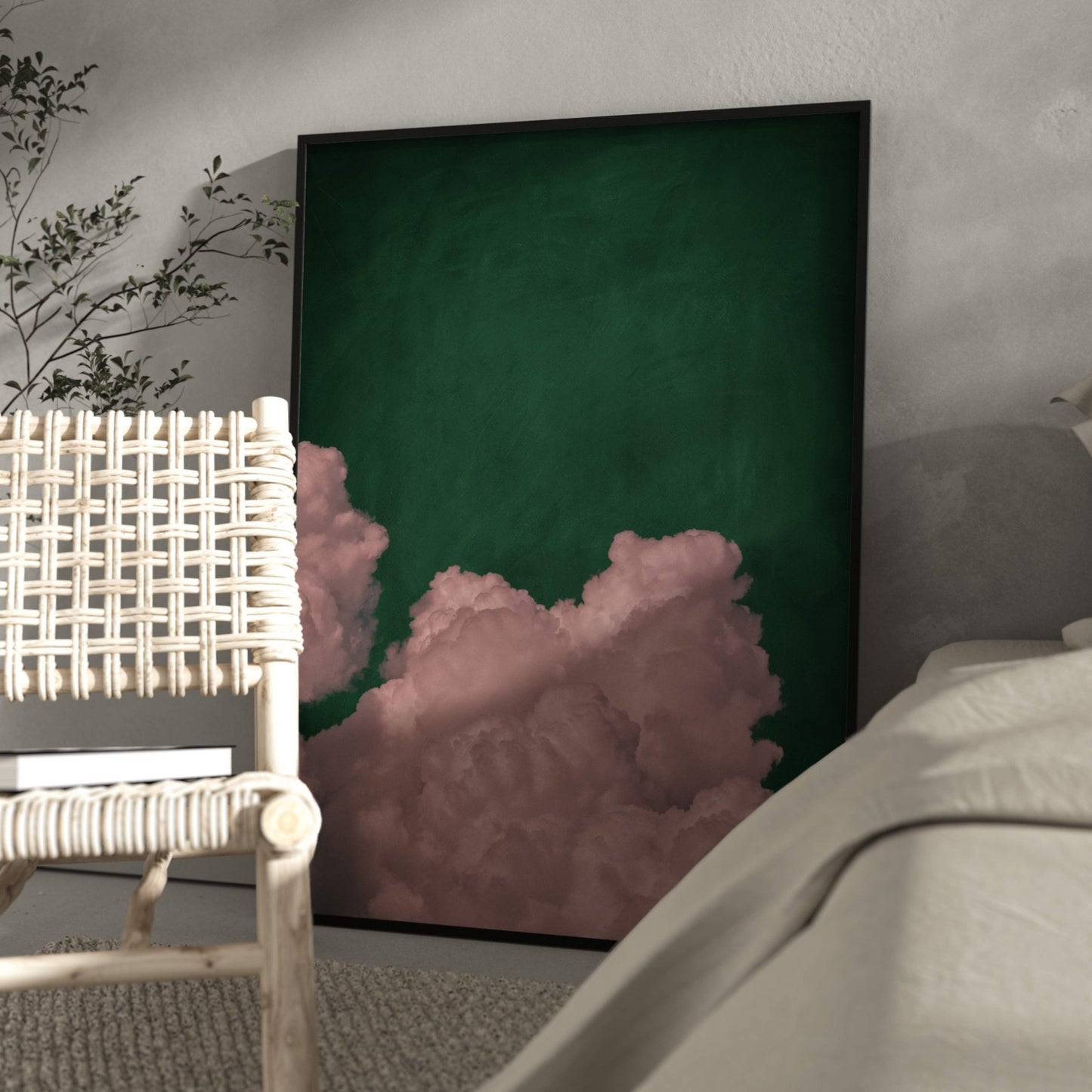 Dream On - Emerald / Pink - AureousHome