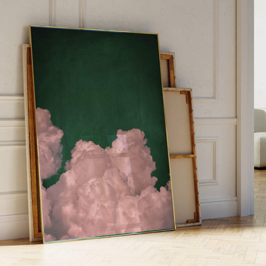 Dream On - Emerald / Pink - AureousHome