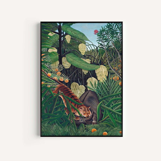 Henri Rousseau Tiger Wall Art Print
