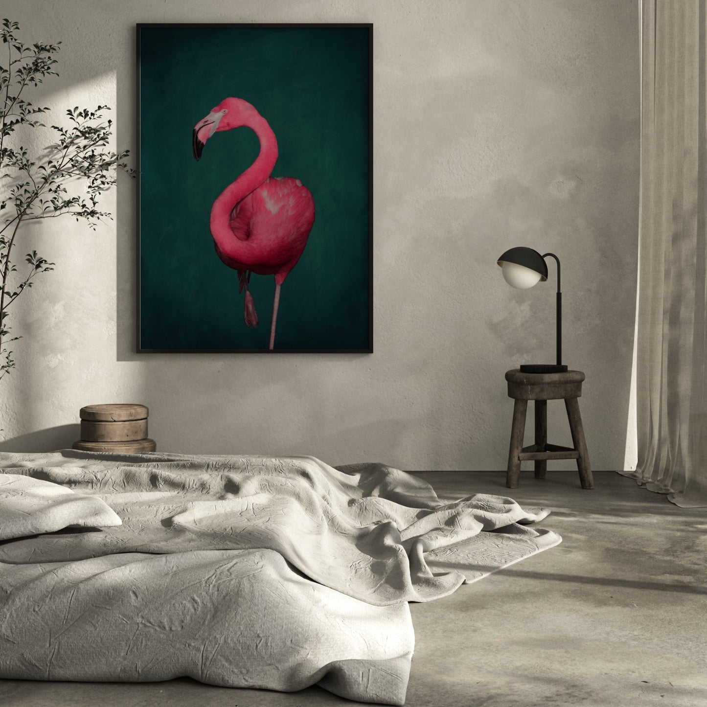 Flamingo Magenta Wall Art Print