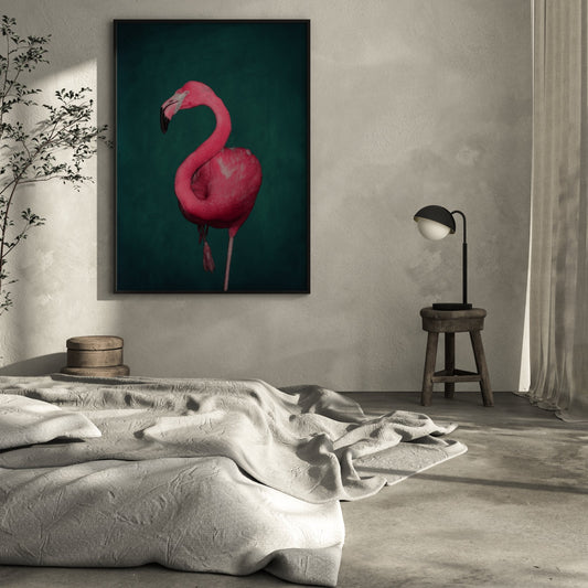 Flamingo Magenta Wall Art Print
