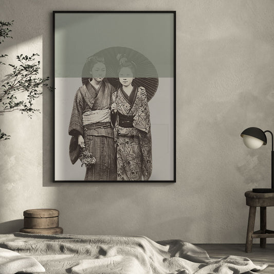 Sage Geisha Wall Art Print  