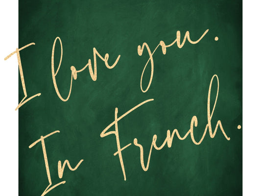 I Love You - Emerald / Gold - AureousHome