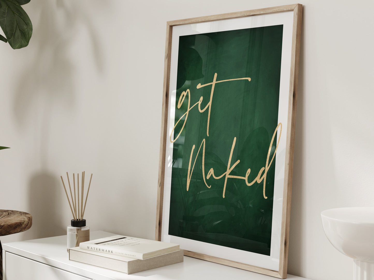 Get Naked Wall Art Print