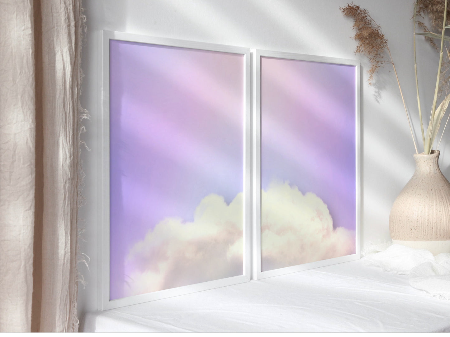 Aura Purple Cloud Wall Art Prints