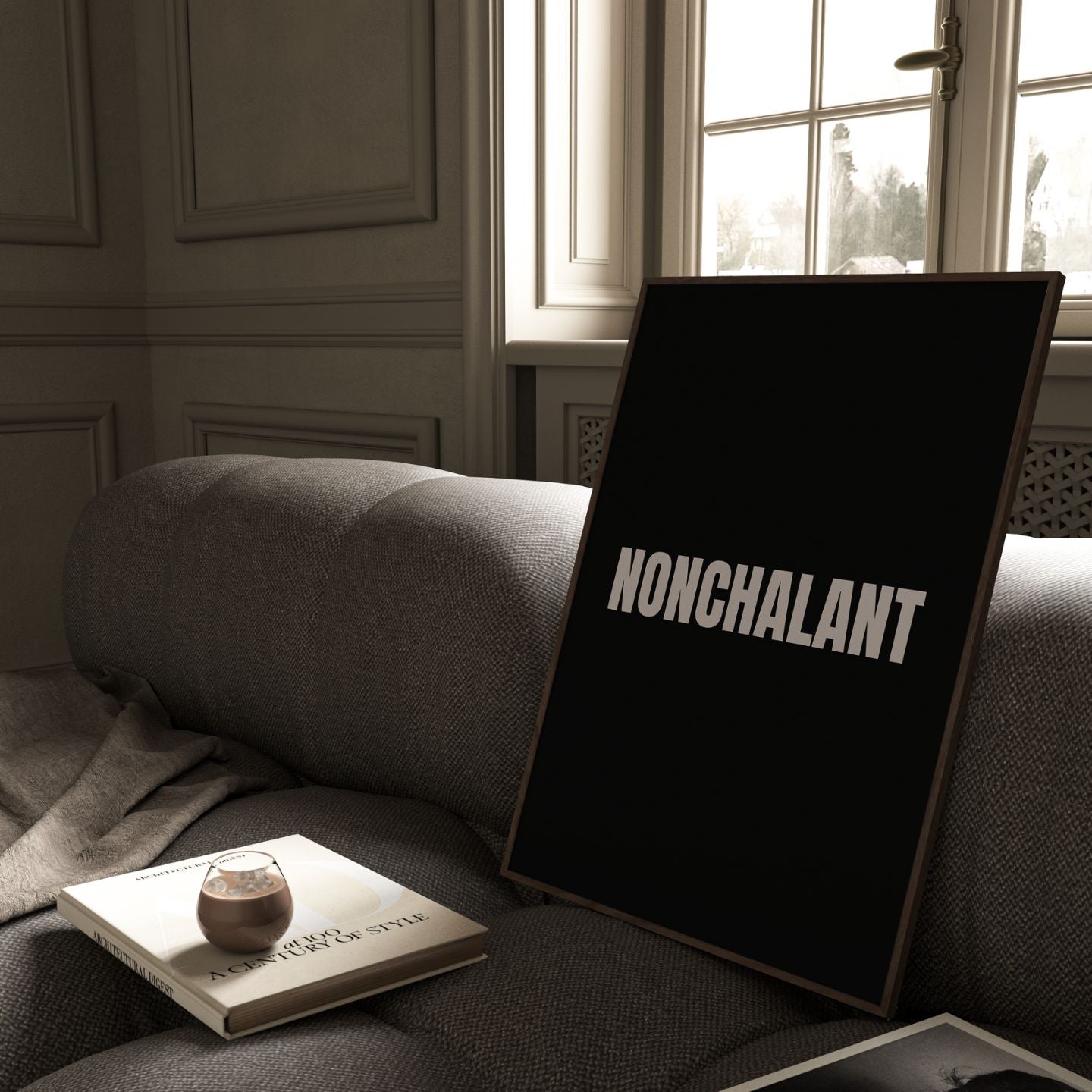 Nonchalant - Black - AureousHome