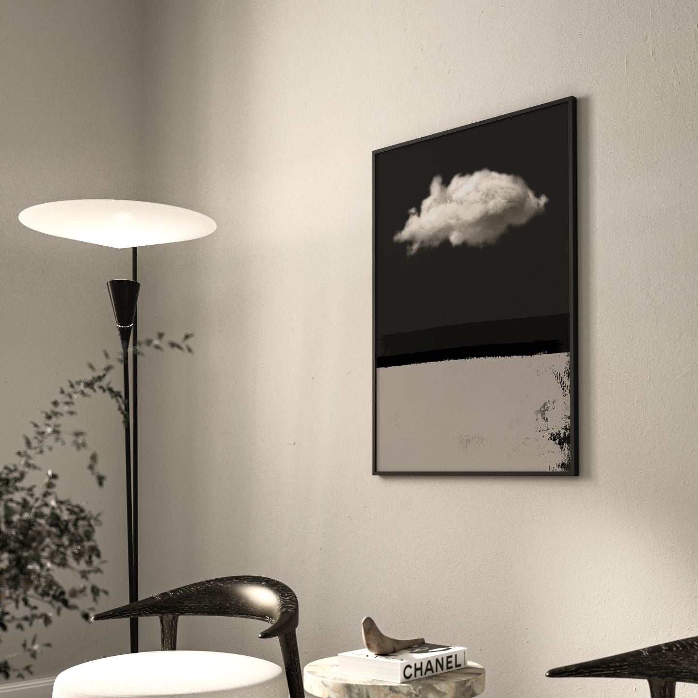 Nuage Cloud - Black / Beige - AureousHome