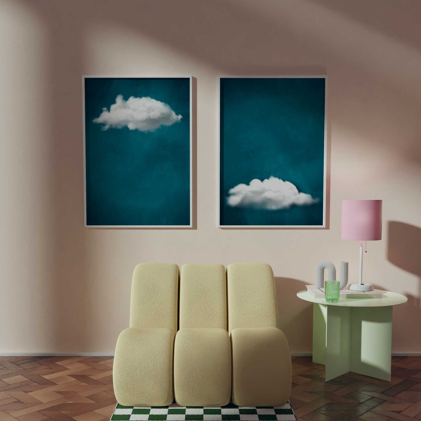 Nuage Duo - Teal - AureousHome