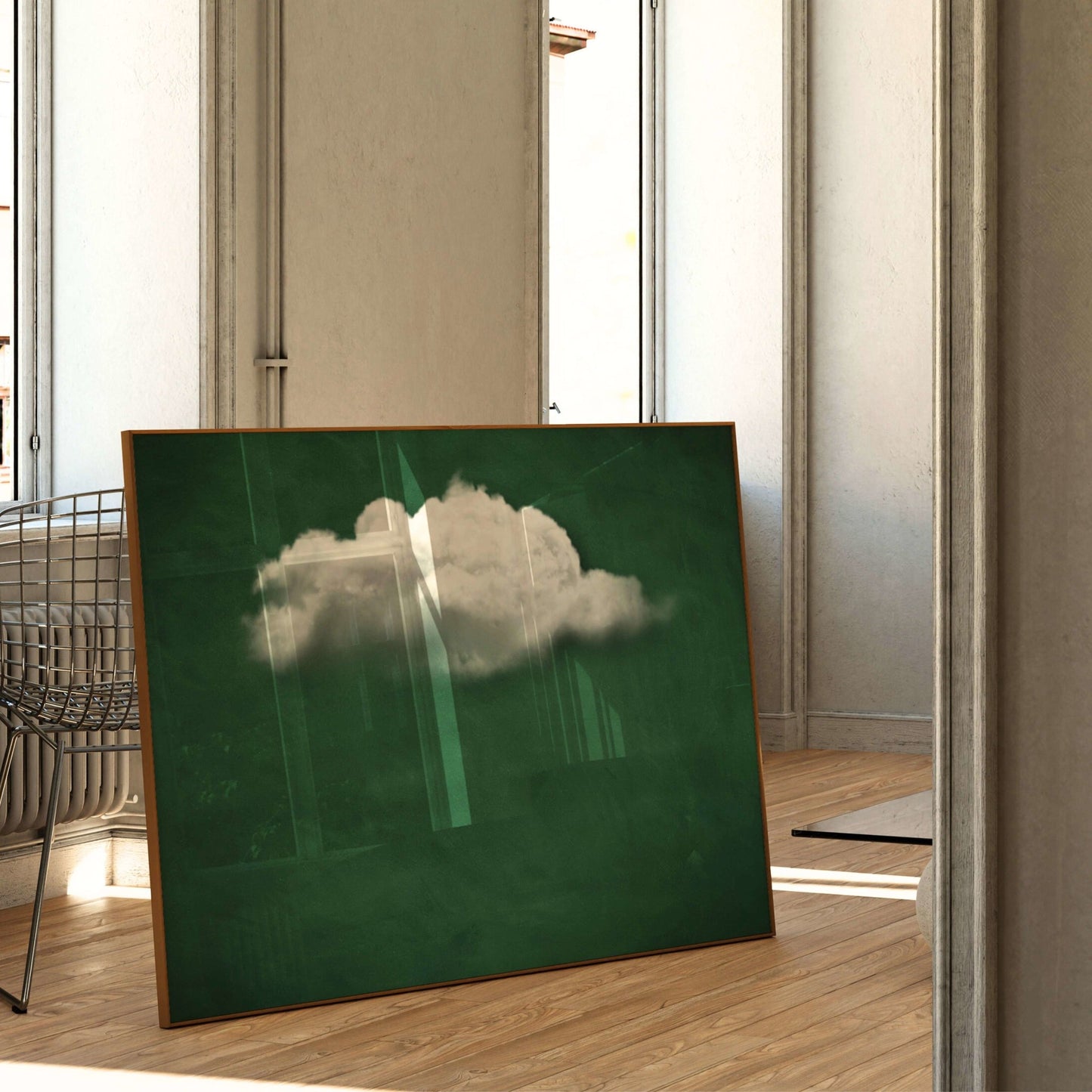 Nuage Horizontal - Emerald - AureousHome