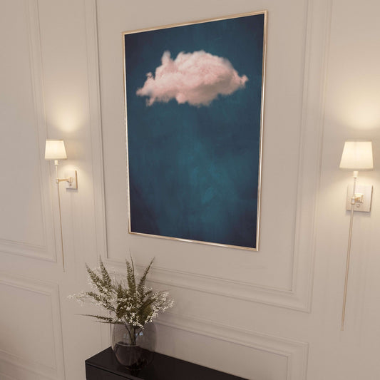 Nuage - Navy / Blush - AureousHome