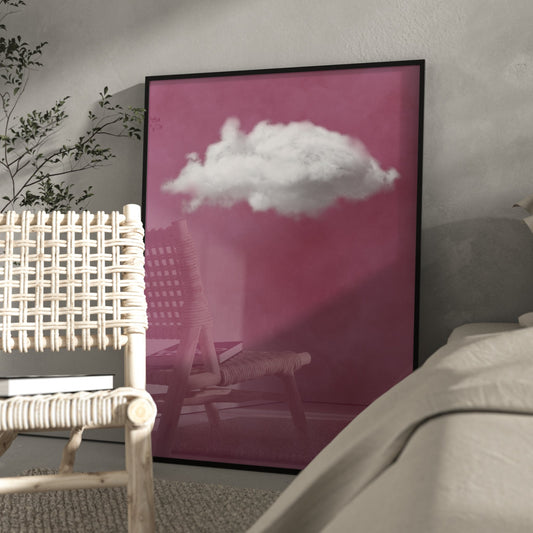 Pink Cloud Wall Art Print