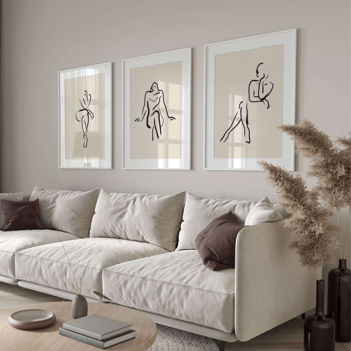 Pose Trio - Beige - AureousHome