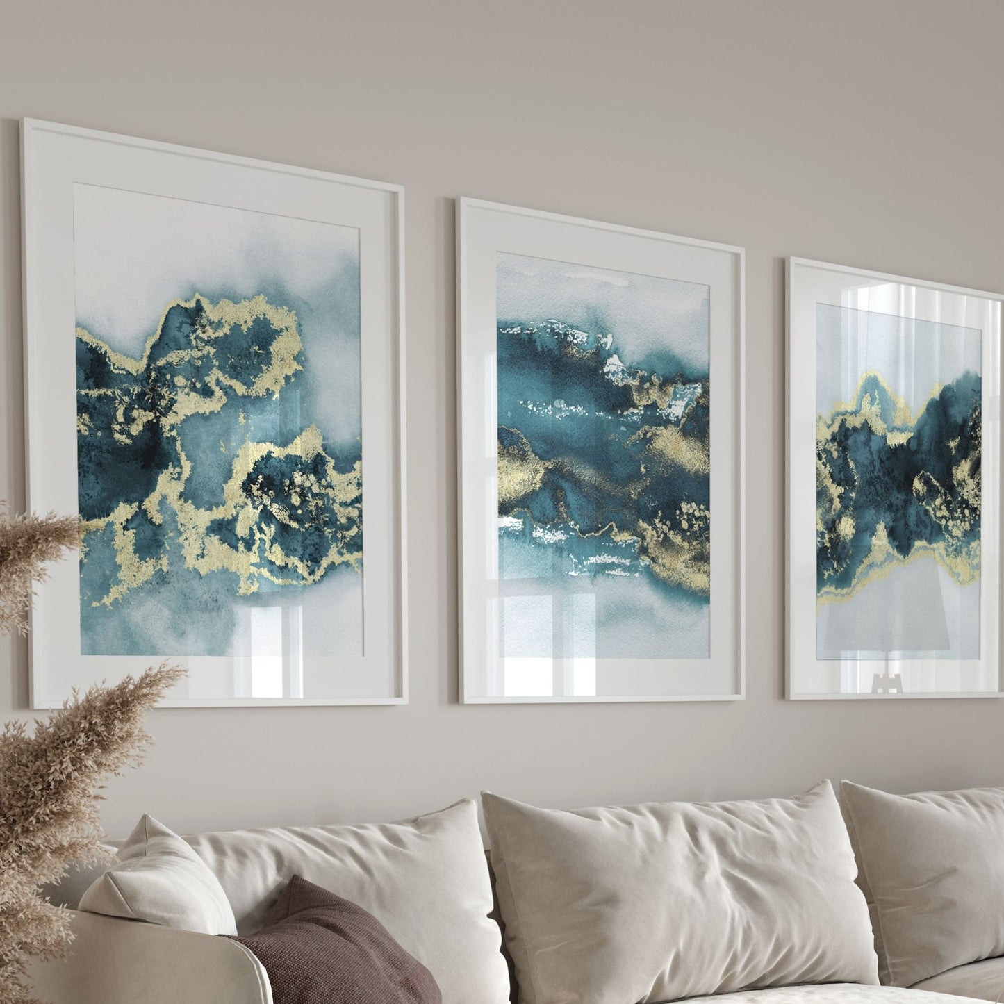 Poseidon Trio - Teal - AureousHome