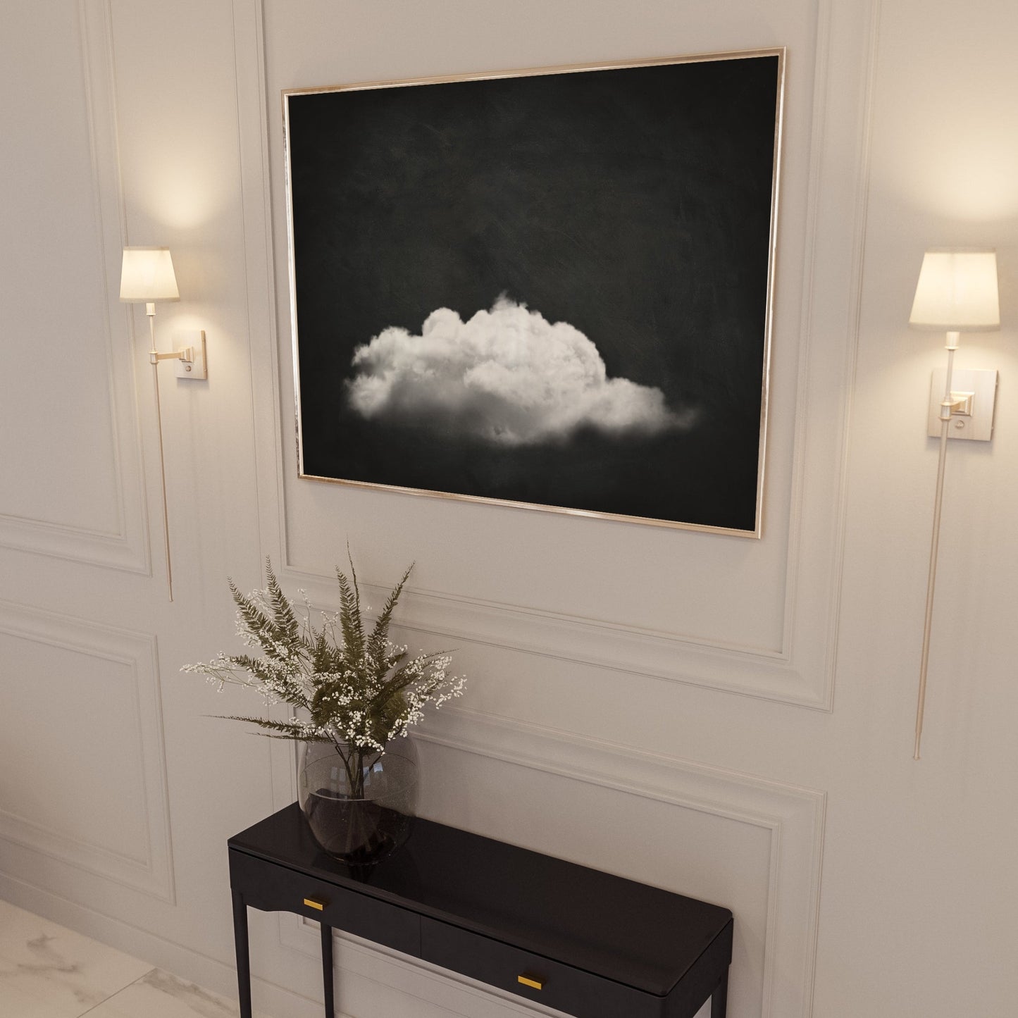 Resting Cloud - Black - AureousHome