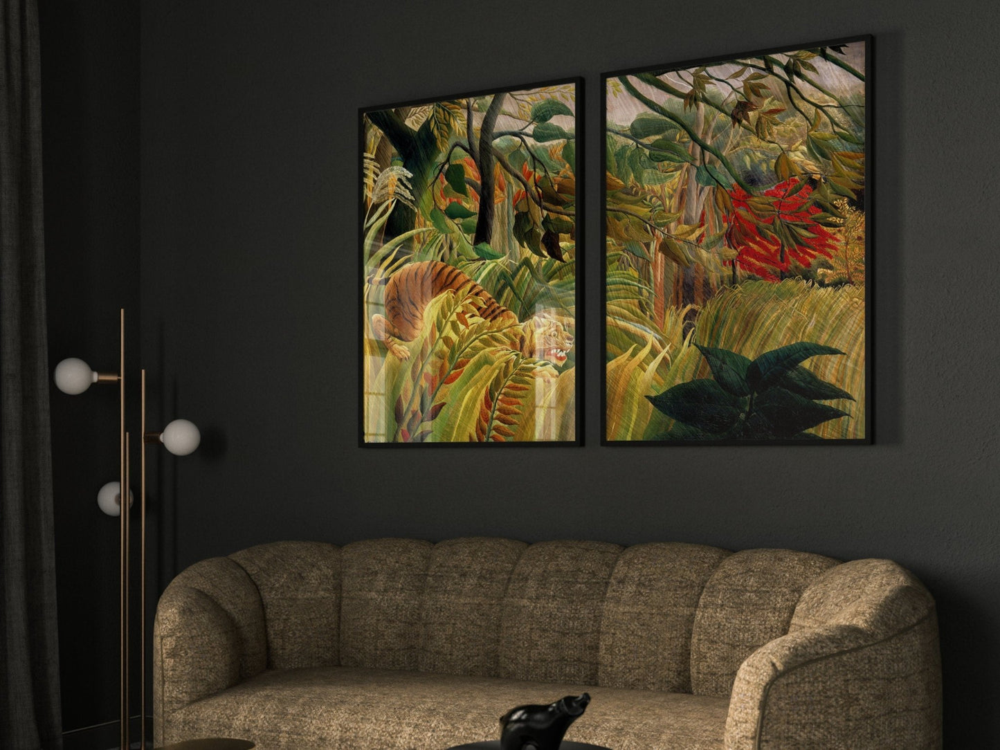 Tiger in a Tropical Storm by Henri Rousseau - AureousHome