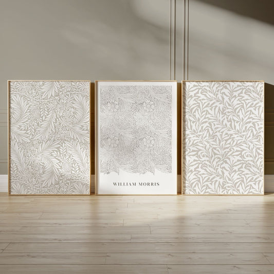 William Morris Trio - Beige - AureousHome