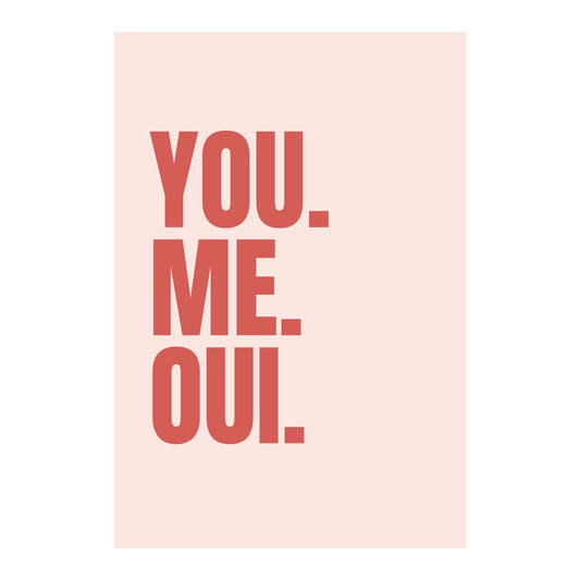 You Me Oui - Pink - AureousHome